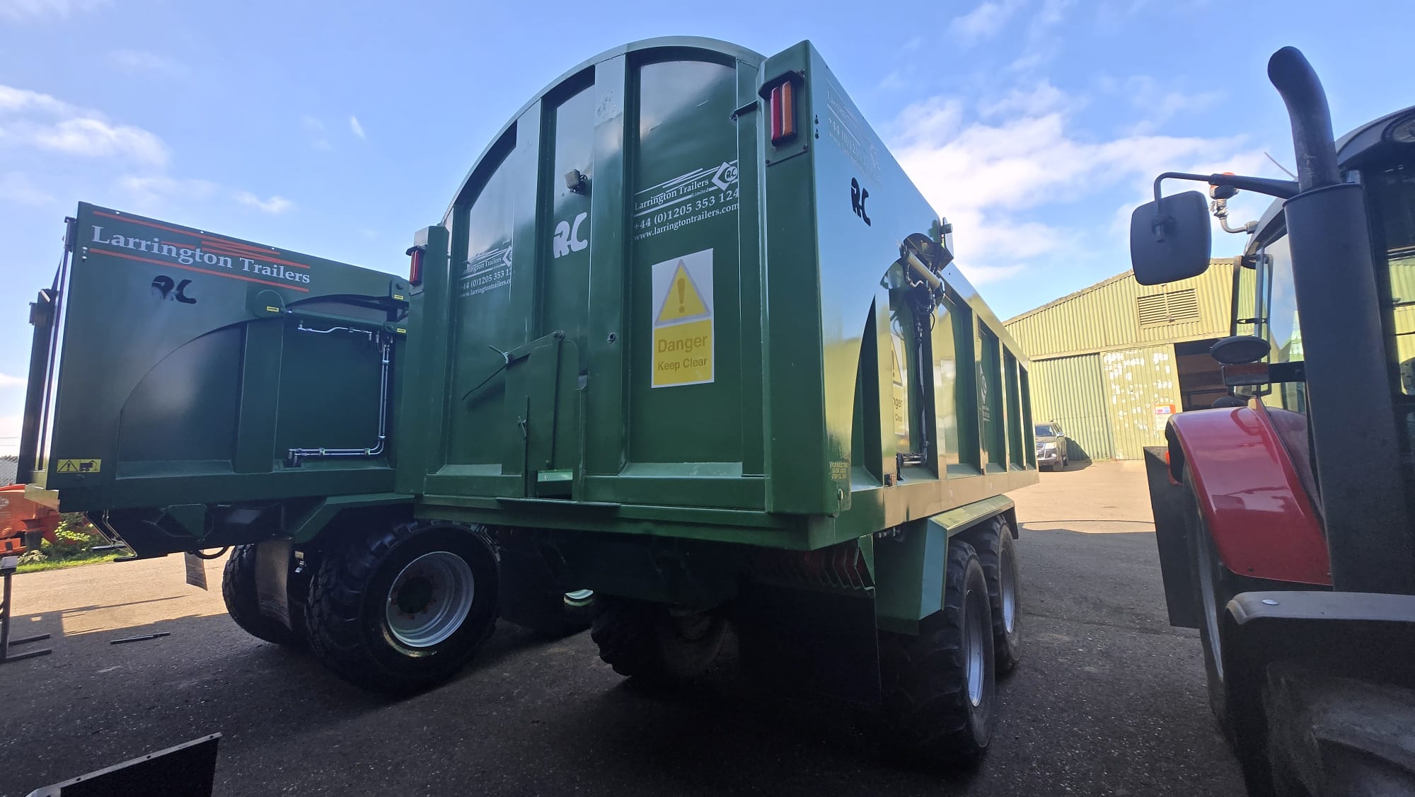2011 Larrington Majestic 18 Ton Silage Trailer